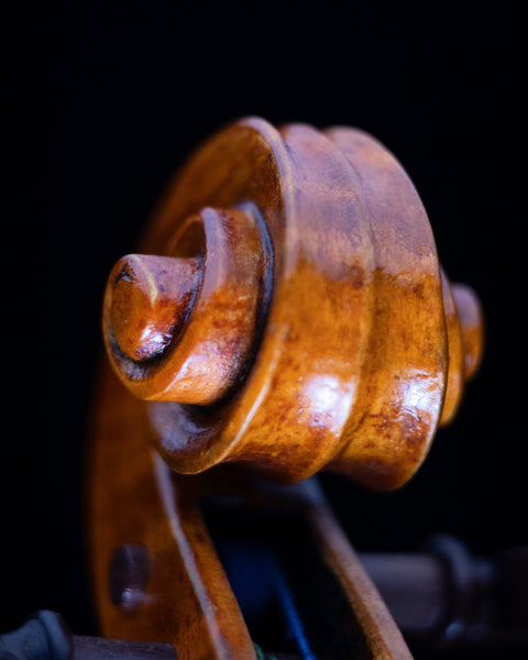 Original Hellweg & Cloutier “Model A” Violin Scroll