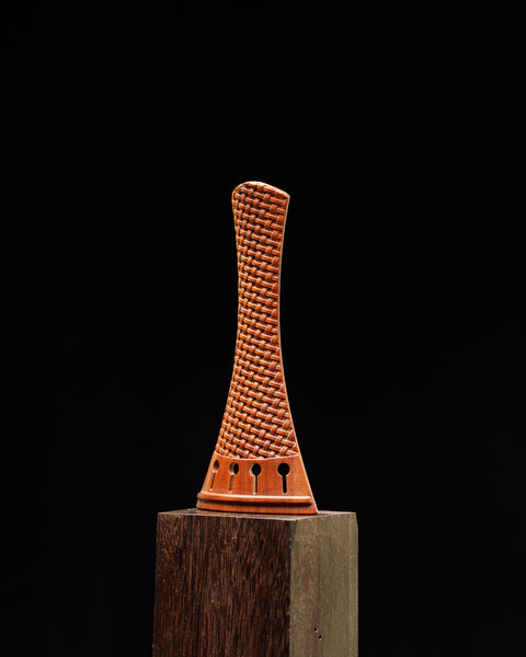 Tailpiece - P3 Woven - Violin (109mm) - Mountain Mahogany