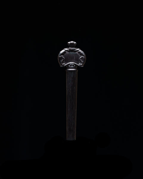 A "Lady Blunt" violin peg in 5,300 year old Royal Fenland Bog Oak