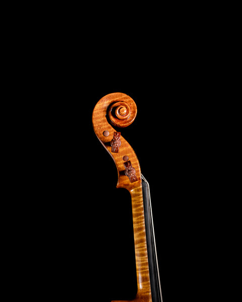 2019 "Daniel Cloutier" Maple Cornerless Violin with Messiah Fittings