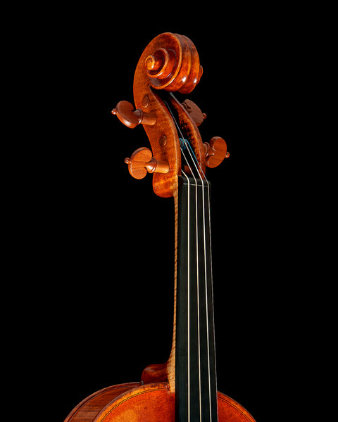 2020 "Daniel Cloutier" violin with Rippleboard, Two-Piece Back, and Antiqued Oil Varnish