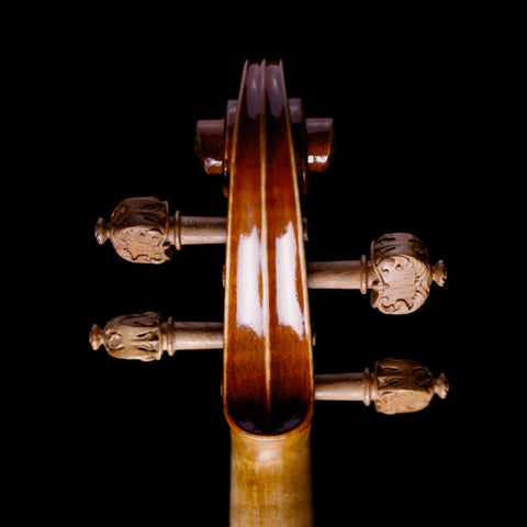 Alard Violin Peg Set in Southern Live Oak (Raw Non-Darkened), Thick Version