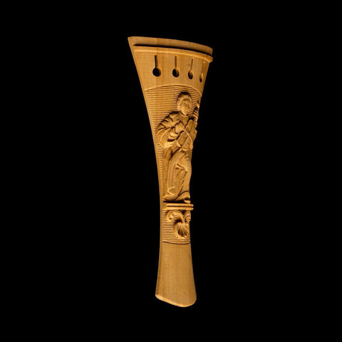 A raw untreated English Boxwood tailpiece, modeled after Jean-Baptist's Vuillaume’s “Lady Blunt" design