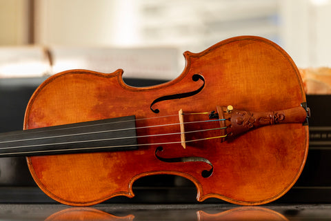 Kauri Collection "Betts" violin with a "St. Cecille" Mountain Mahogany tailpiece