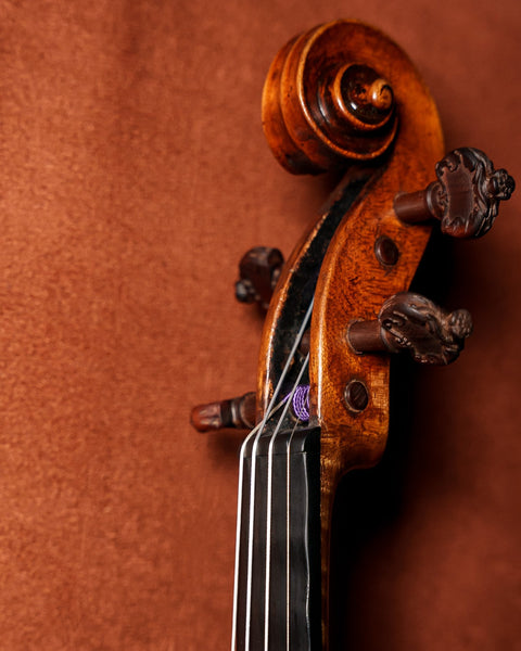 “Lady Blunt” pegs on an 18th century violin