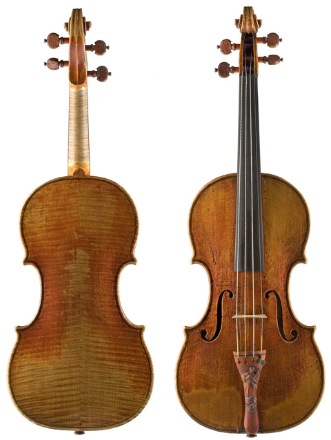 ca. 1730 Violin by Giuseppe Guarneri, Cremona, "Kreisler". Photograph. Retrieved from the Library of Congress.