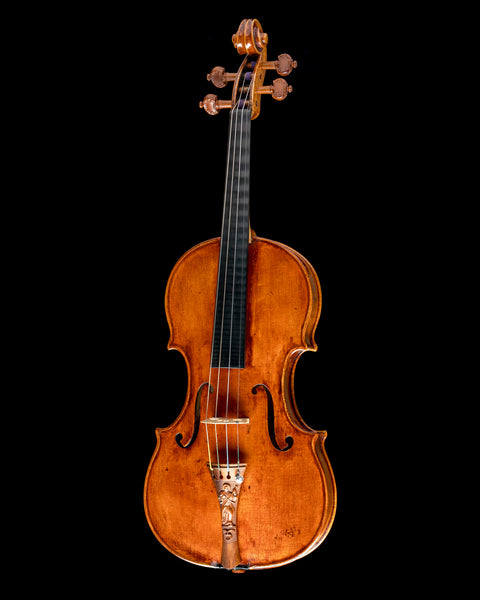 2018 "Daniel Cloutier" Maple Violin with Lady Blunt Fittings