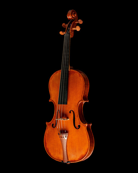 2023 "Daniel Cloutier" violin with Rippleboard, One-Piece Back, and Antiqued Oil Varnish No.2