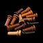 A variety of endpins for violin or viola in a range of different woods